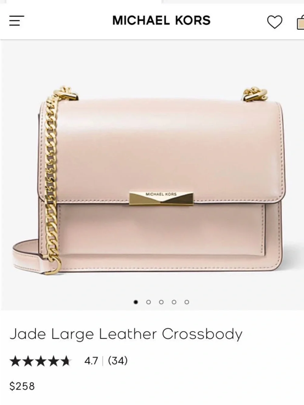 MICHAEL KORS Jade Large Leather bag